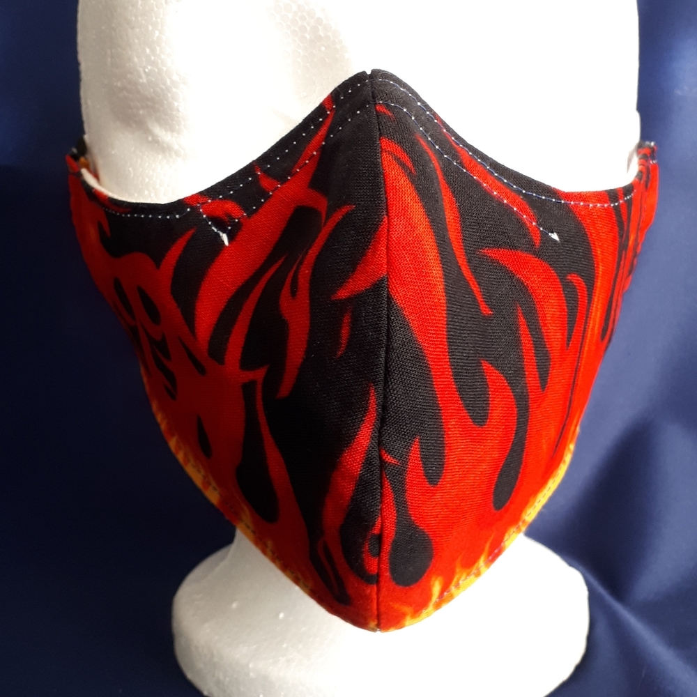 NEW Hand-made Adult Lined Cotton Face Mask Print